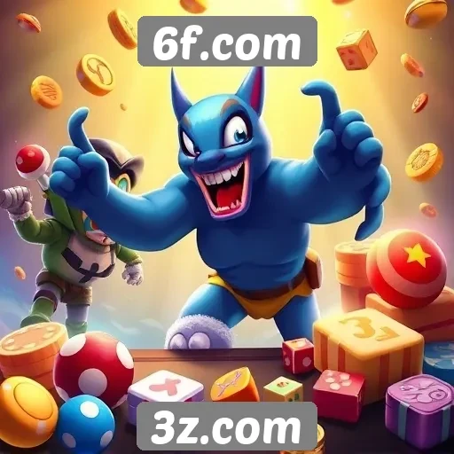 Variedade de jogos disponíveis no 6f.com